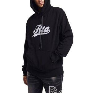 RtA Black Dion Collegiate Script Hoodie